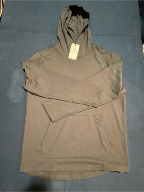 Men's Hooded Pullover  - Dark Grey